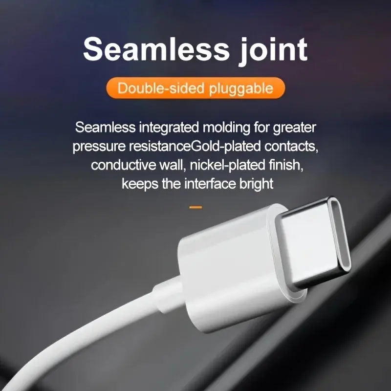 White USB-C to 3.5mm audio adapter cable compatible with Huawei, Xiaomi, Redmi, Samsung, LG