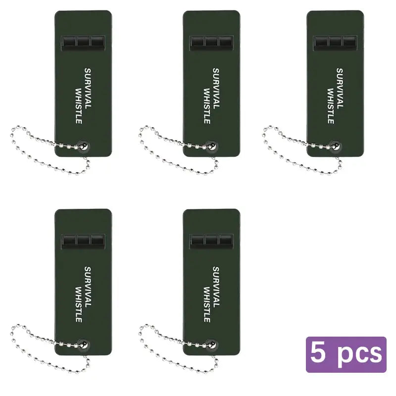 High Decibel 3 Frequency Emergency Whistle for Camping Hiking Hunting Survival Gear Outdoor Safety Signal