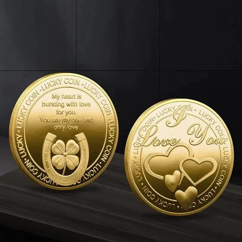 Gold Plated Bitcoin Coin Collectible And Commemorative Physical Art Piece Gift For Birthday