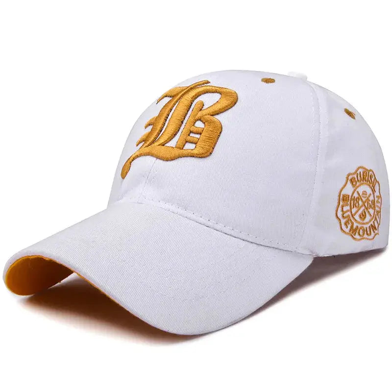 Unisex Cotton Baseball Cap With Embroidery Snapback Hip Hop Style Sun Hat Casual Dad Hat