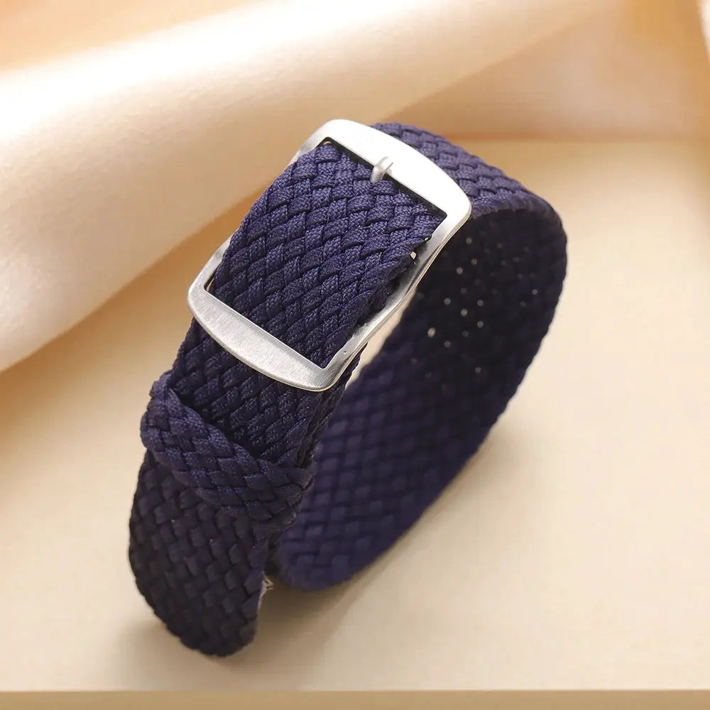 14mm 16mm 18mm 20mm 22mm Nylon Woven Canvas Watch Band for Perlon for Omega Strap Watchband Men Women Sport Bracelet 2035