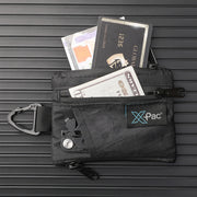 Simples Market XPac black 5-pocket EDC wallet with YKK zipper and keychain clip