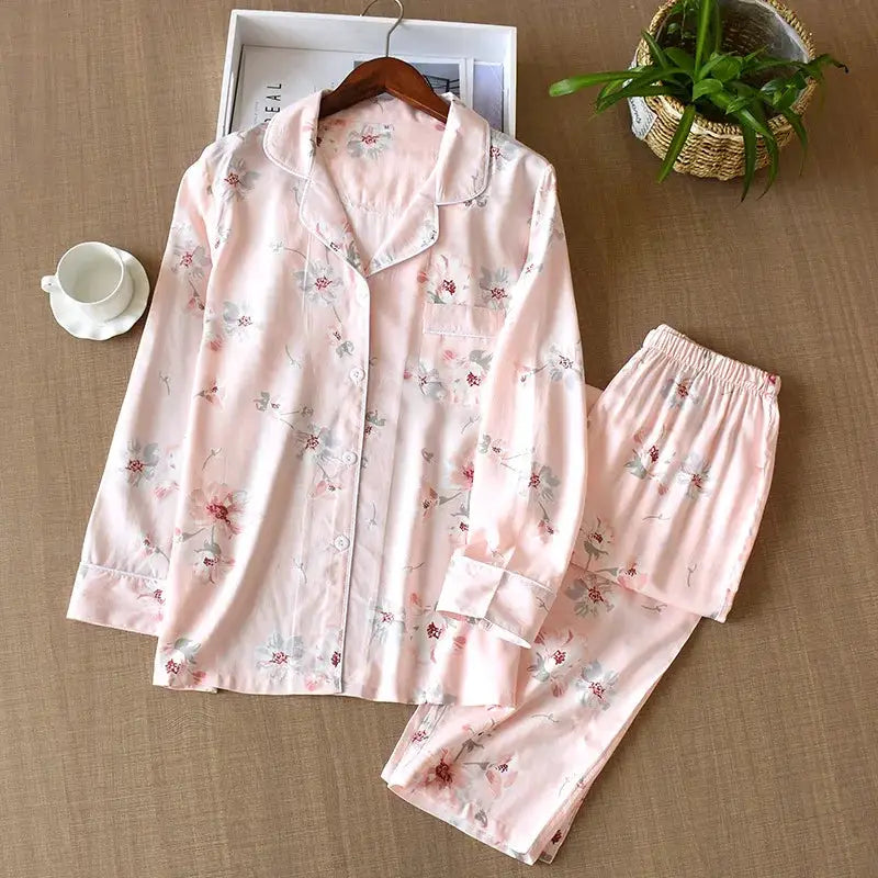 SilkyNest 100 Percent Viscose Pajama Set For Women Long Sleeve Trousers Plus Size 3XL Breathable Spring And Summer Nightwear