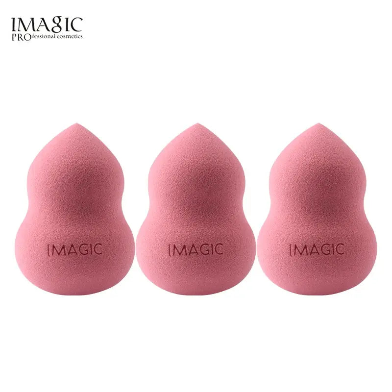 Imagic 3 Piece Hydrophilic Non Latex Makeup Puff Set For Wet And Dry Use Flawless Foundation And Concealer