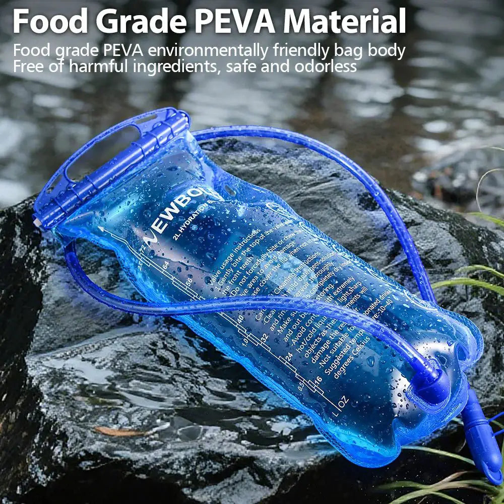 NEWBOLER Water Bag Reservoir Water Replenishment Bag Storage Bag without Bisphenol 1.5L 2L 3L Running Sports Tank Backpack - Simples Market