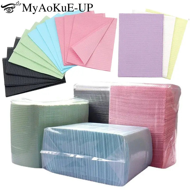 125Pcs Disposable Tattoo Table Covers Waterproof Clean Pads For Nail Art And DIY Beauty Tools