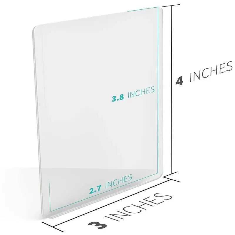 Card Sleeves Holder For Game Cards 3x4 Inches PVC Hard Plastic Top Loaders With Inner Sleeves And Protectors