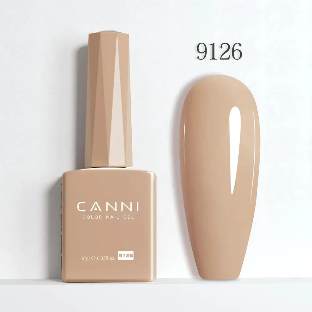 Canni Hema Free Nail Gel Polish Christmas Red Collection Semi Permanent 9ml Long Lasting Shine