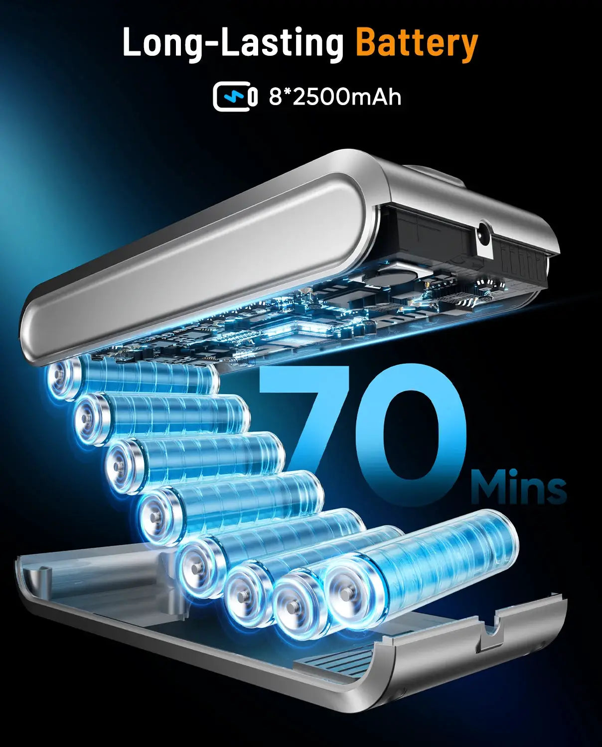 VAKERR X15 Pro 650W Cordless Vacuum Cleaner 70 Minutes Pet Hair