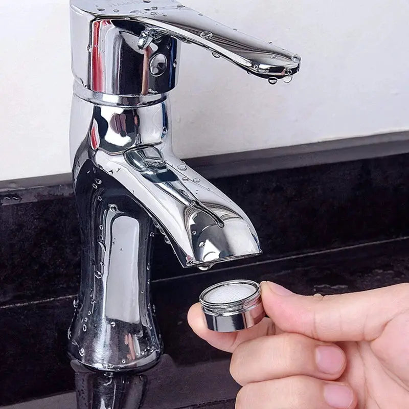 Simples Market chrome faucet aerator filter, replaceable bubbler cap for 24mm thread