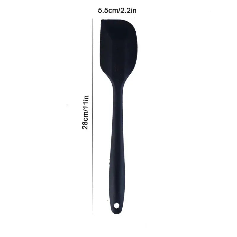 Silicone Cream Spatula Non Stick Heat Resistant Kitchen Baking Tool For Cakes And Desserts Flexible Cooking Utensil