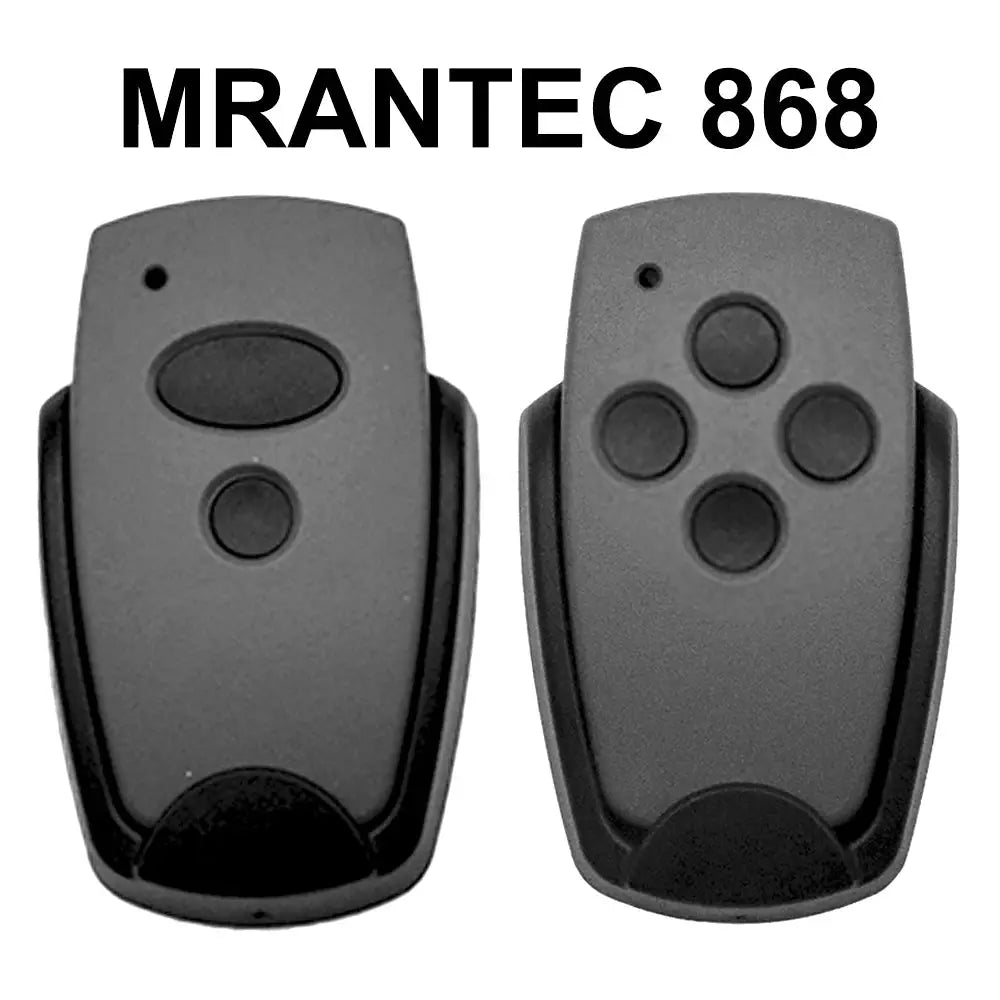 Gray garage door remote controls, 2-pack by Simples Market, 868/433 MHz duplicator D302/D304