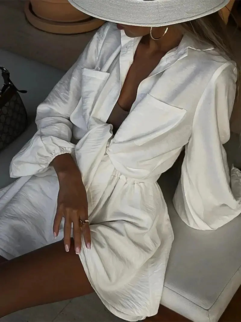 Casual Loose Two Piece Short Sets for Women Summer Spa Vacation Outfit