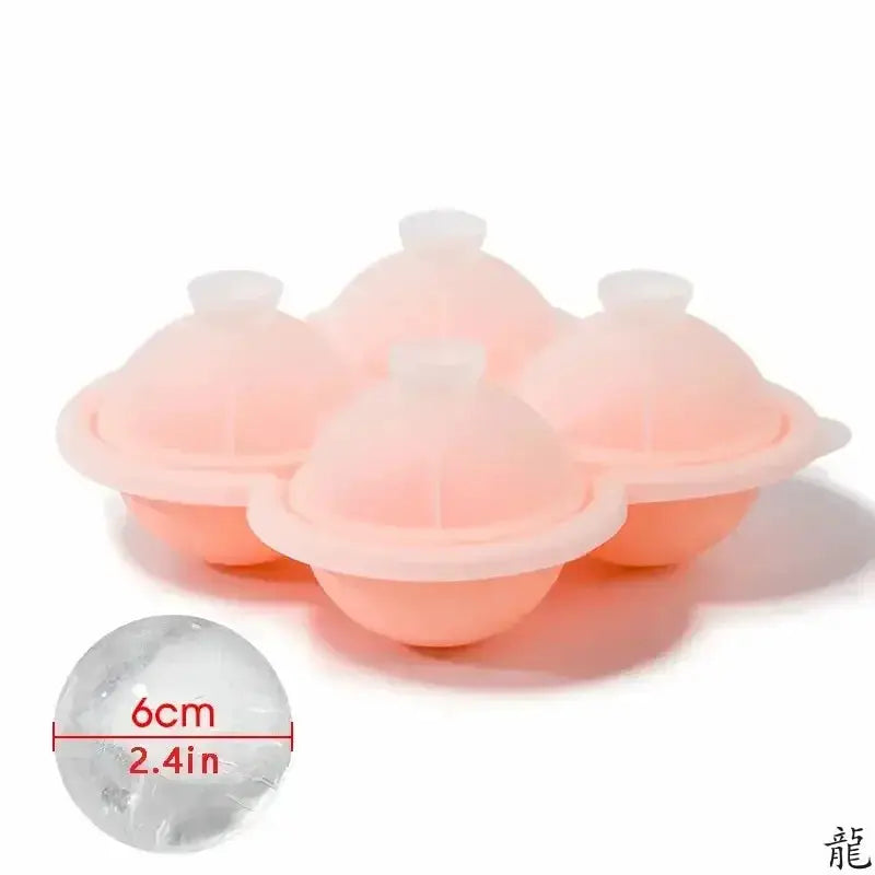 Large Silicone Ice Cube Tray 1pc Easy Release No Leakage for Whiskey Cocktails Juice and Parties