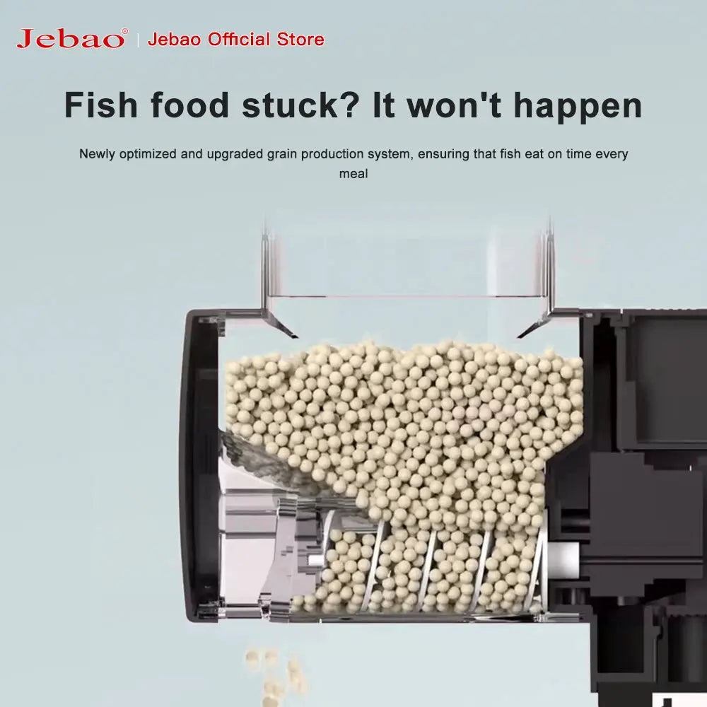 Jebao Jecod Intelligent Automatic Fish Tank Feeder With Digital Timer And WiFi Remote Control For Aquariums
