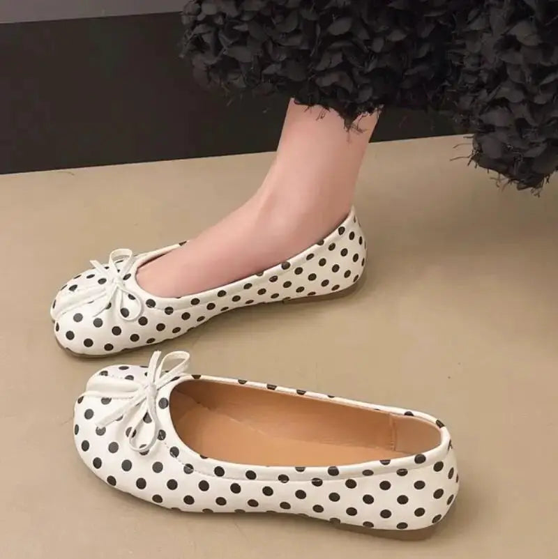 NovaStride Bowknot Flat Tabi Ninja Shoes Women Breathable Split Toe Summer Slip On Comfort