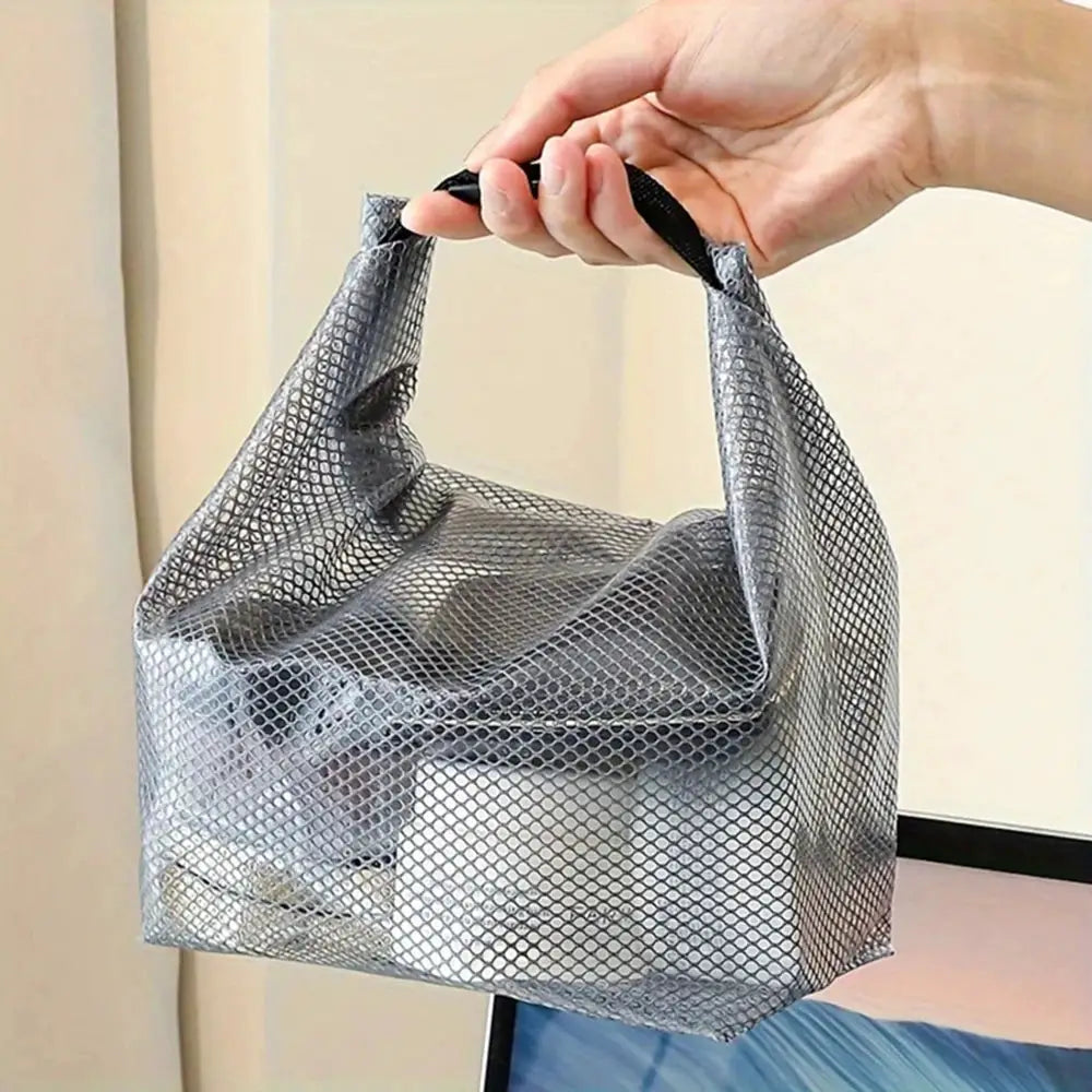 AquaGuard Waterproof Storage Bag For Fitness Gear And Toiletries With Large Capacity Drawstring And Buckle Handle