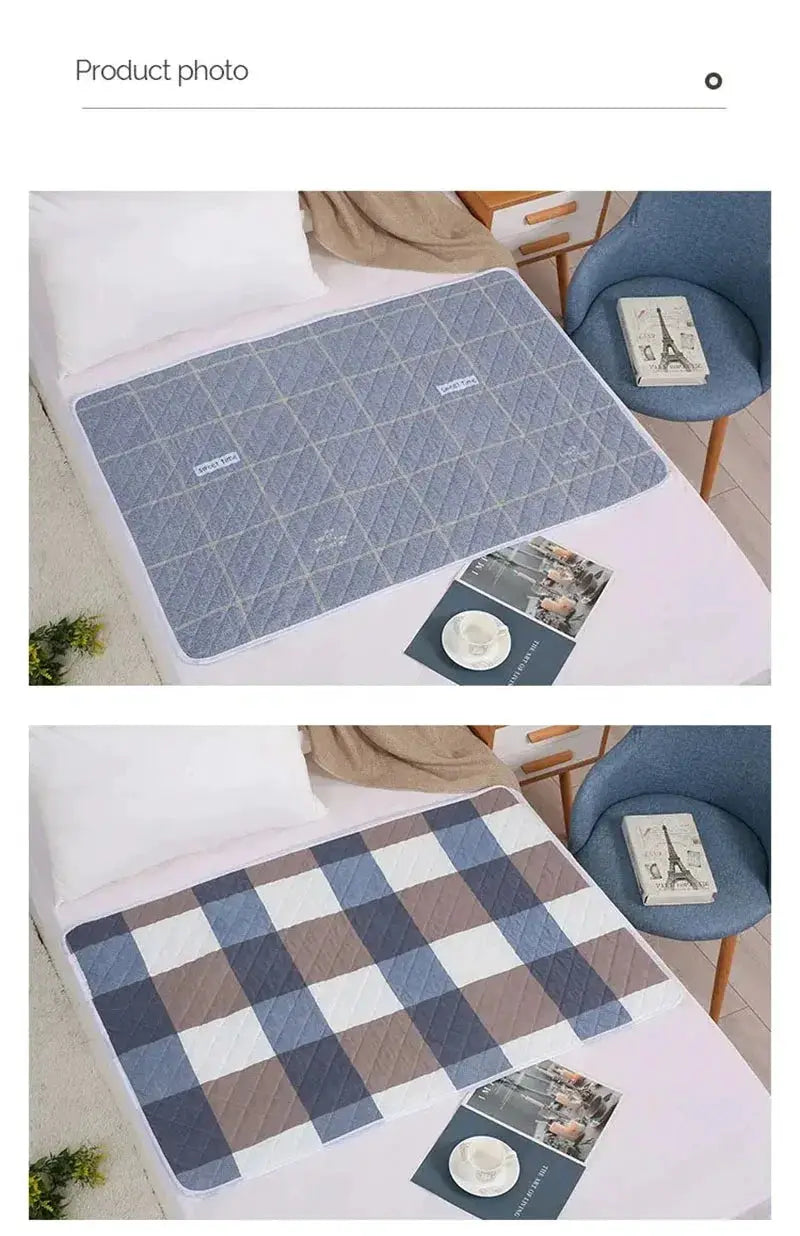 Homefish Washable Mattress Urine Mat Baby Toddlers Cartoon Bed Protector Diaper Bedding Urine Pads