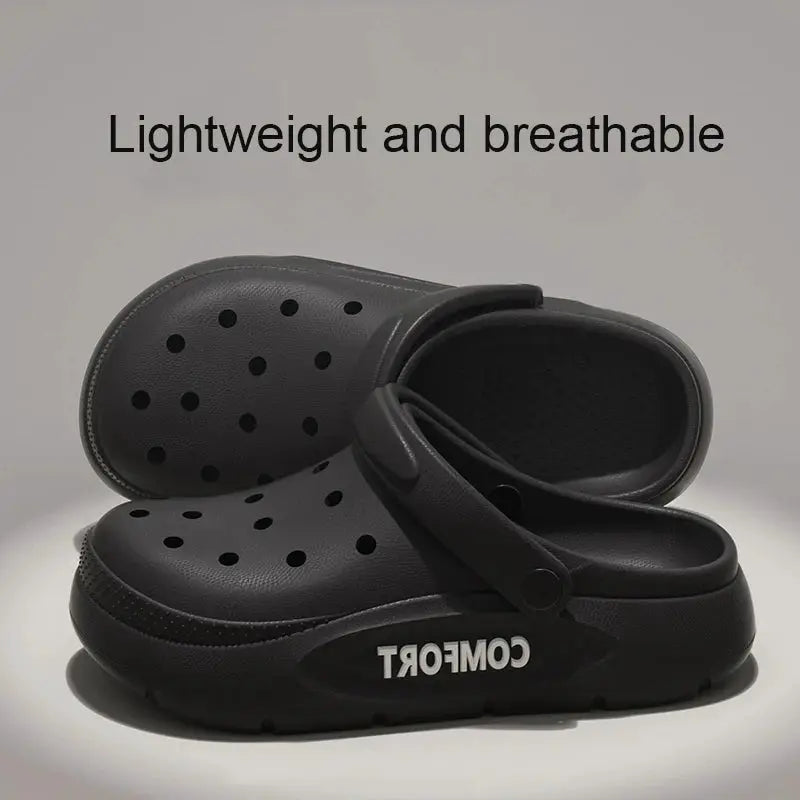 EverComfort Unisex EVA Slippers With Anti Slip Hollow Toe Design And Thick Non Slip Sole For Indoor Outdoor Use
