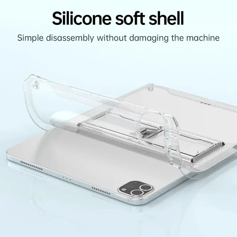 UltraClear Universal iPad Case Transparent TPU Cover For Pro Air Mini And Standard iPads