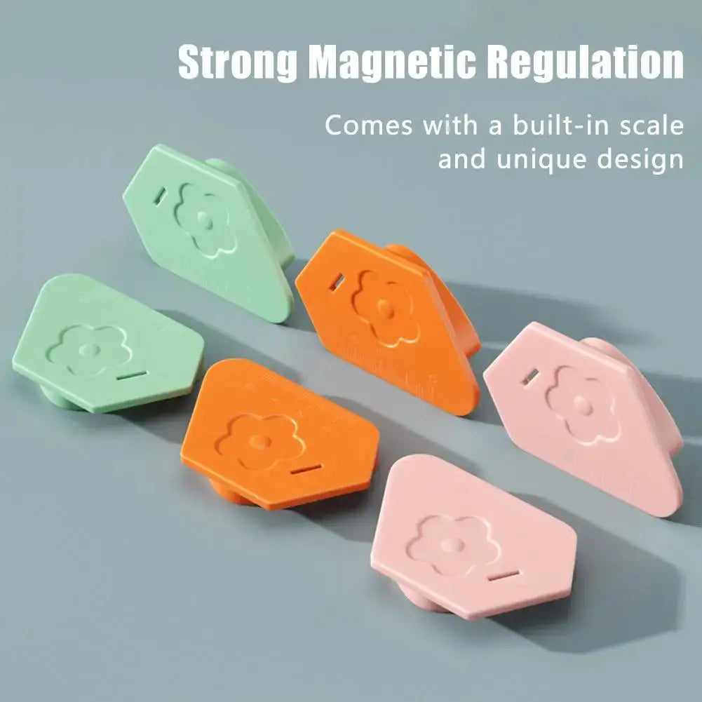 New Magnet Gauge Edge Positioner For Sewing Machines Multi Purpose Polygonal Anti Curling Plastic Accessory