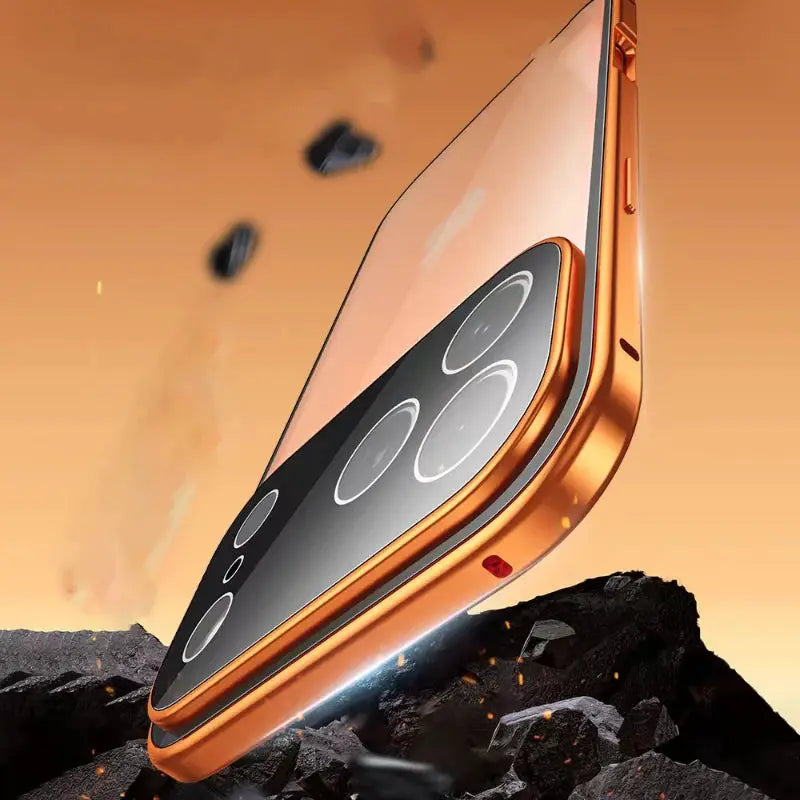 NovaShield Pro Magnetic Glass Case for iPhone 17 Pro Max, 17 Pro, Air, and 17 Pro 360 Degree Full Protection