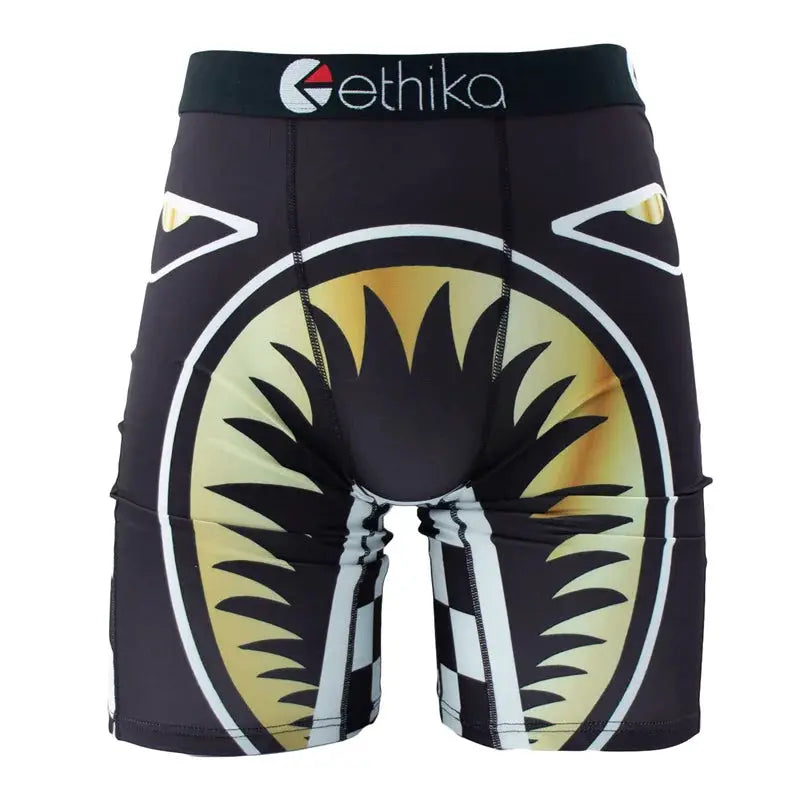 ETHIKA Mens Boxer Shorts Breathable Mesh Crotch Trunks Plus Size S3XL Swimming Underpants