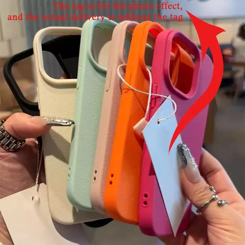 Phone cases set by Simples Market; 6 pastel shockproof bumper covers for iPhone (mint, beige, orange, pink, purple)