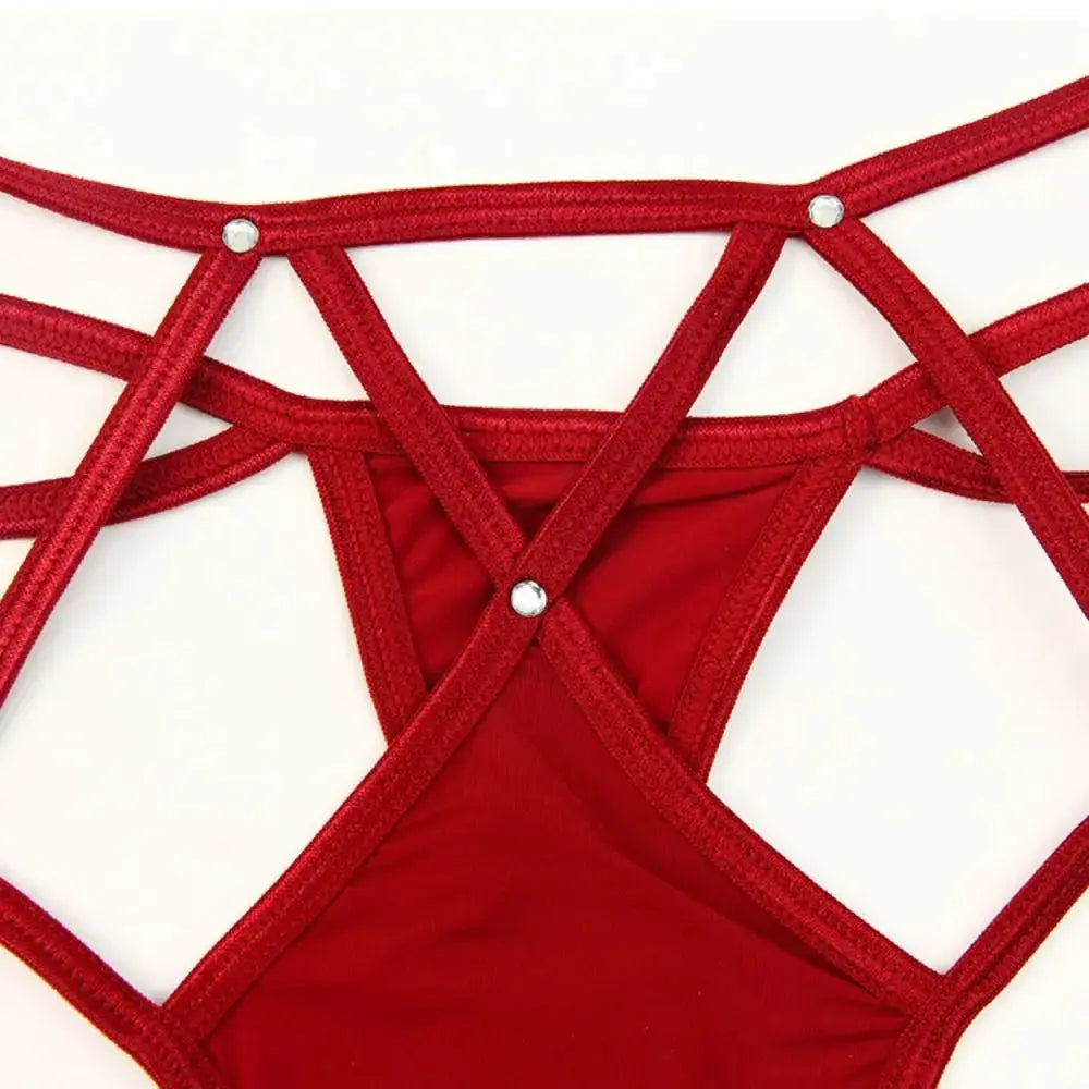 SilkNova Lingerie Elastic Hollow Out Low Waist G Strings Thongs Breathable Nylon Ice Silk All Day Comfort