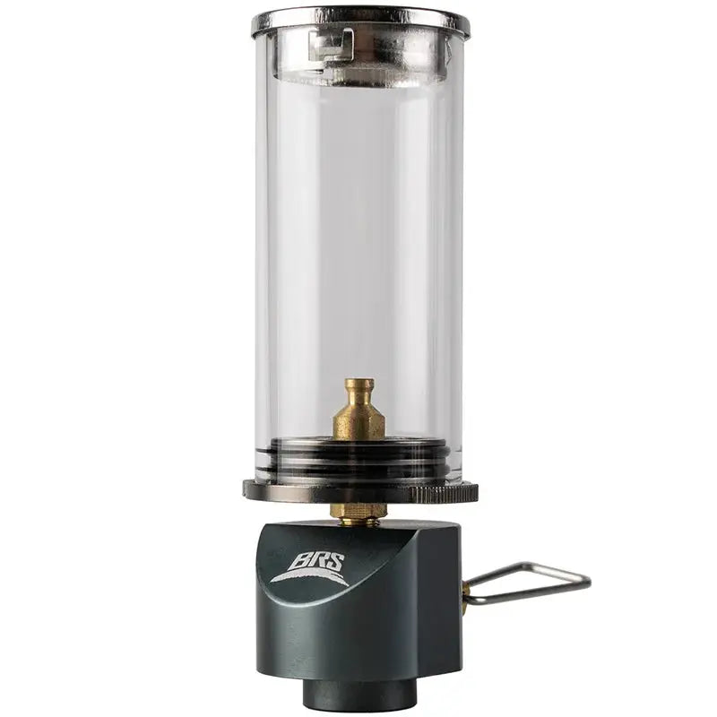 BRS-55 Dreamlike Candlelight Lamp windproof gas burner lantern with clear glass chimney Simples Market
