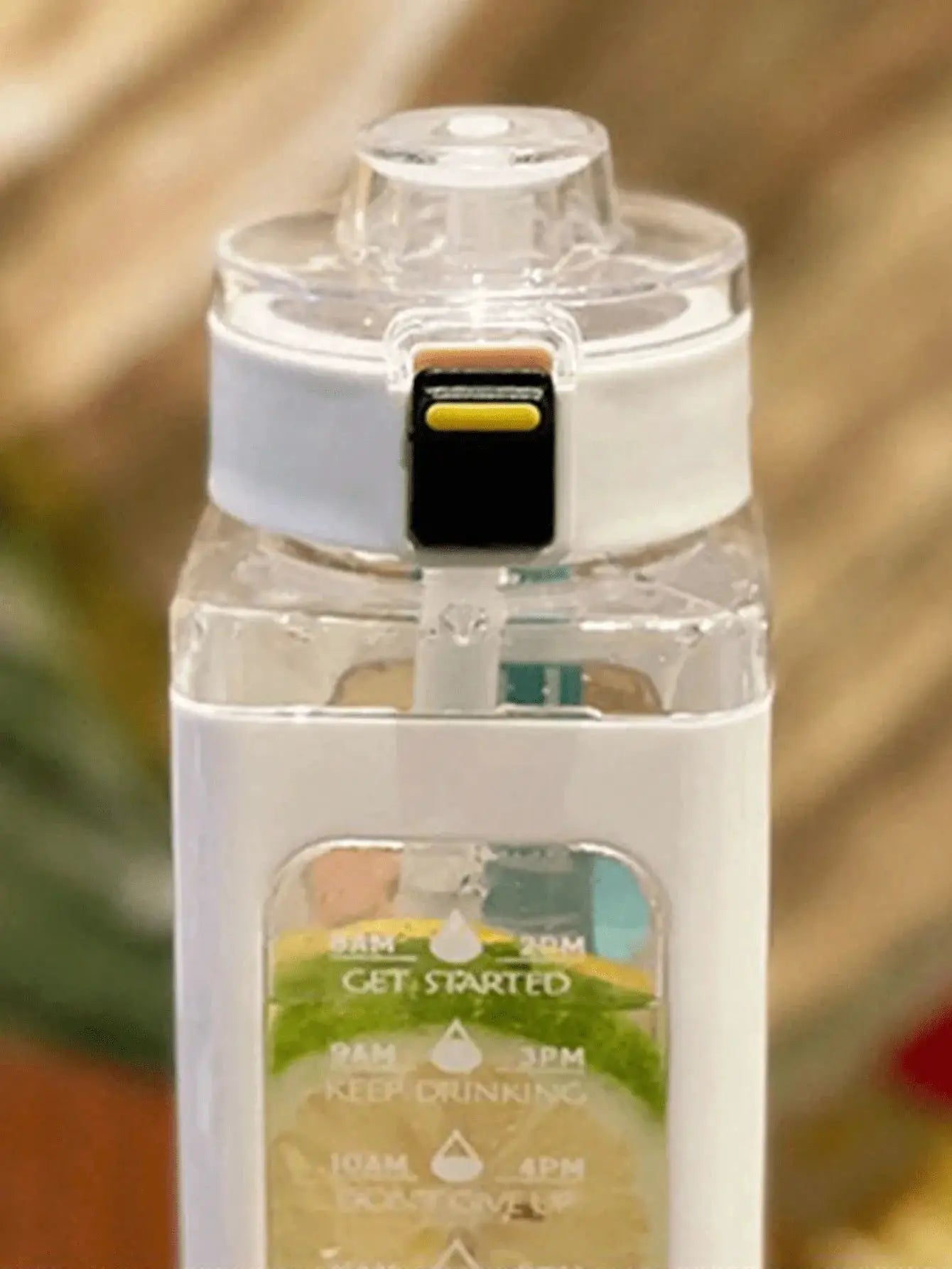 White 700ml Portable Sports Water Bottle With Sippy Cup For Outdoor Activities Cycling And Travel