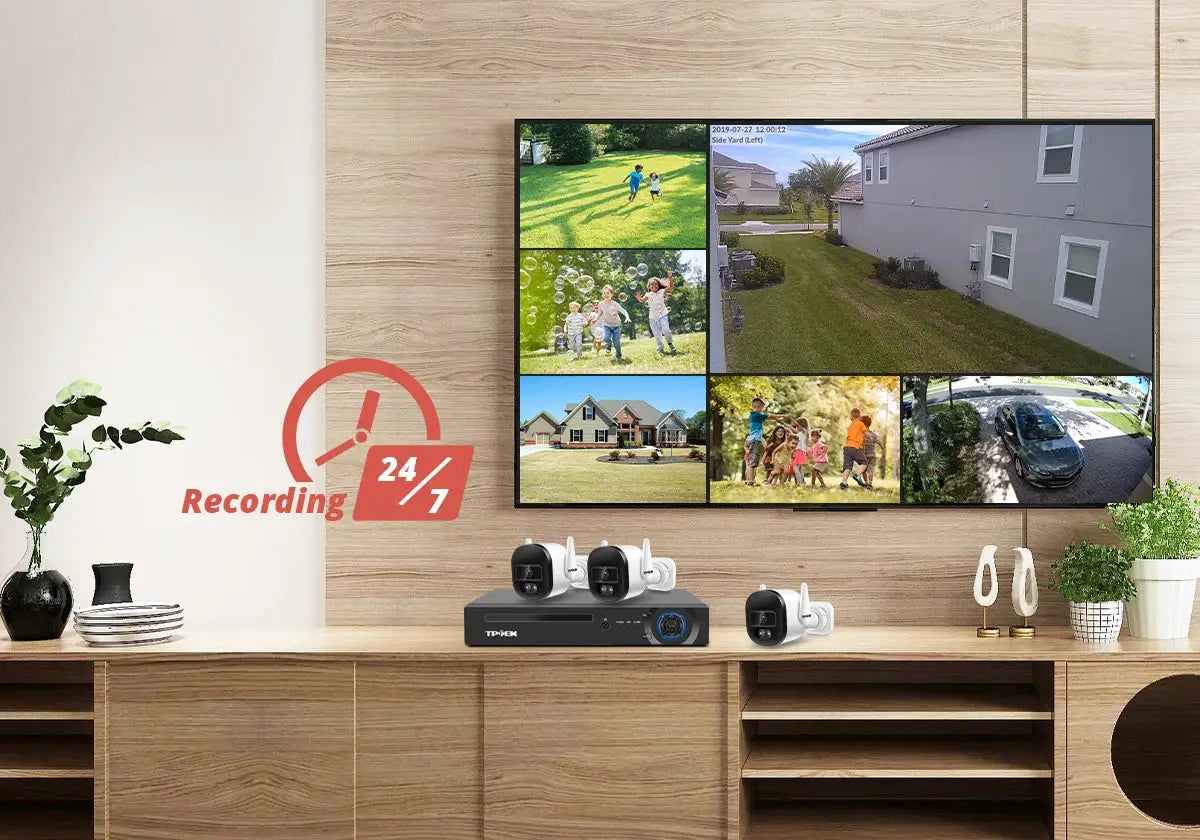 Simples Market 2K 3MP WiFi outdoor IP66 surveillance camera system with 4 bullet cameras and DVR