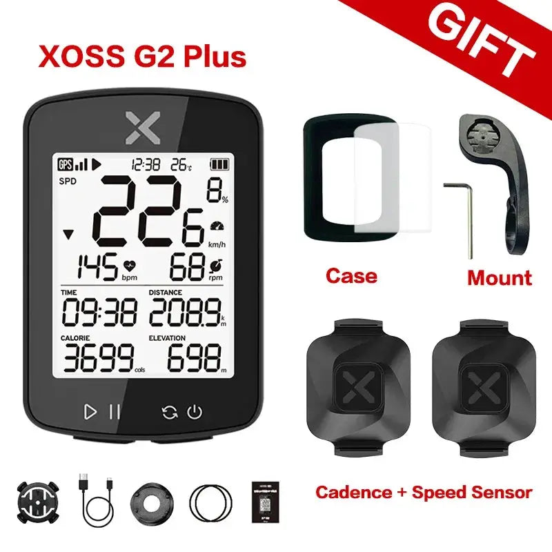 XOSS G2 GPS Cycling Computer With Wireless Speedometer Bluetooth Tracker Waterproof For Road And MTB Bikes Odometer