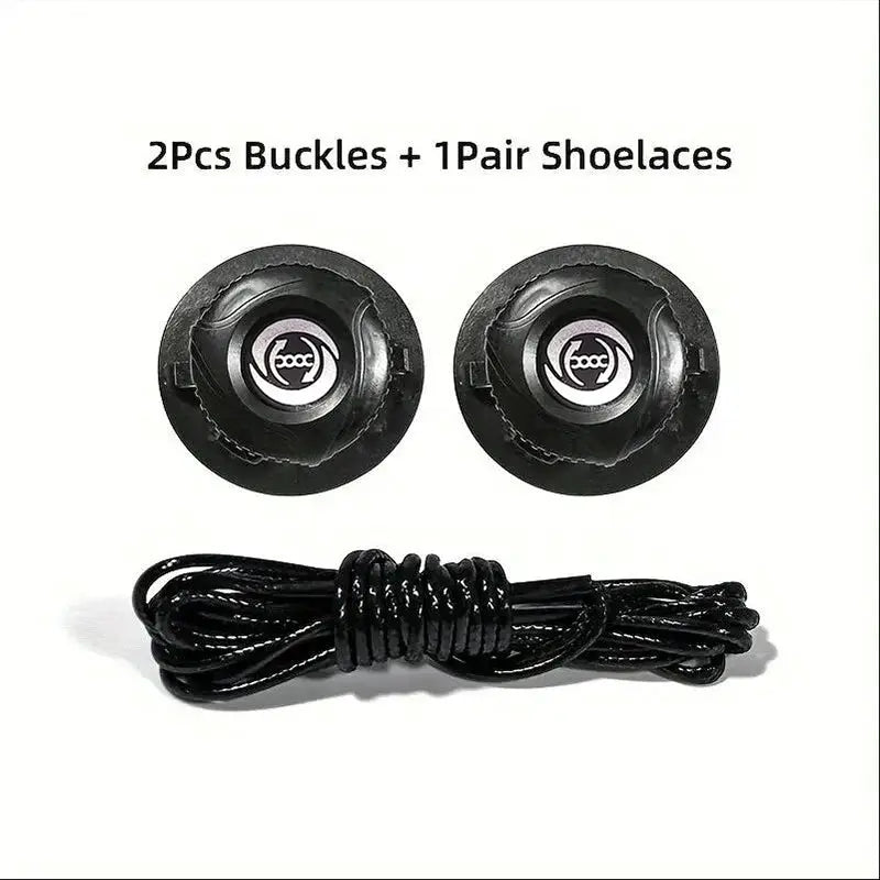 Automatic Shoelaces No Tie System With Swivel Buckle For Sneakers And Tennis Shoes 1 Pair