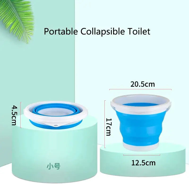 3L Plastic Collapsible Bucket Portable Folding Water Bucket For Car Washing Fishing Camping And Travel