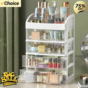 New 1 Piece 5 Layer Makeup Storage Box Drawer Style Dressing Table Office Desk Cabinet For Cosmetics And Jewelry