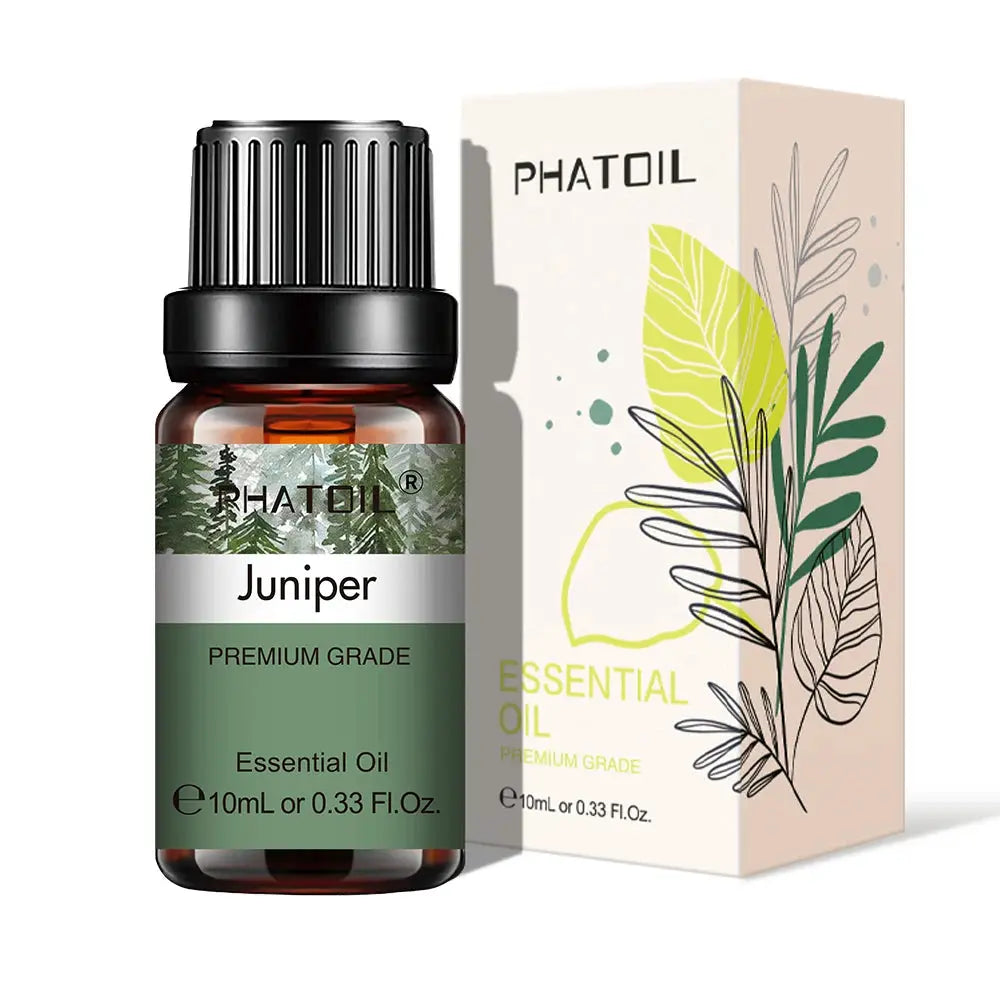 PHATOIL 10ml Natural Plant Essential Oil Eucalyptus Lavender Bergamot Vanilla Peppermint For Diffuser