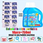 Colorful Bubble Concentrated Granules For Bubble Machines And Bubble Guns 750ml Supplement Liquid