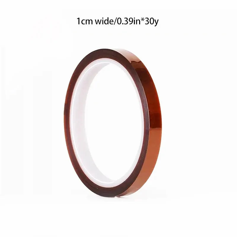 30m Long Gold Finger High Temperature Resistant Polyimide Tape PET Anti Static Lithium Battery Insulation Tape