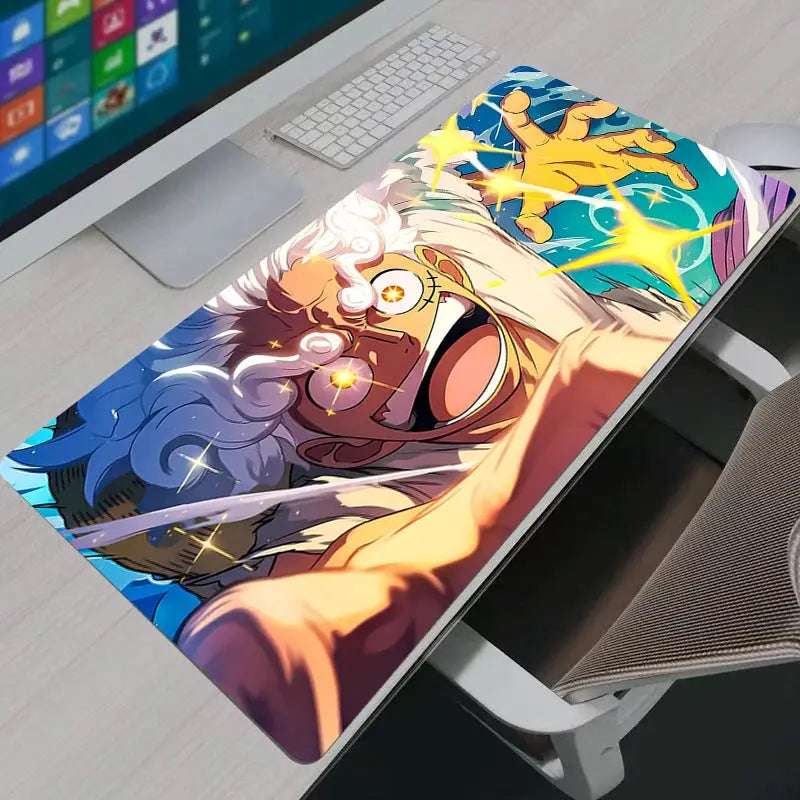 One Piece Luffy Anime Mouse Pad XXL Large Gaming Desk Mat For Keyboard And Mouse