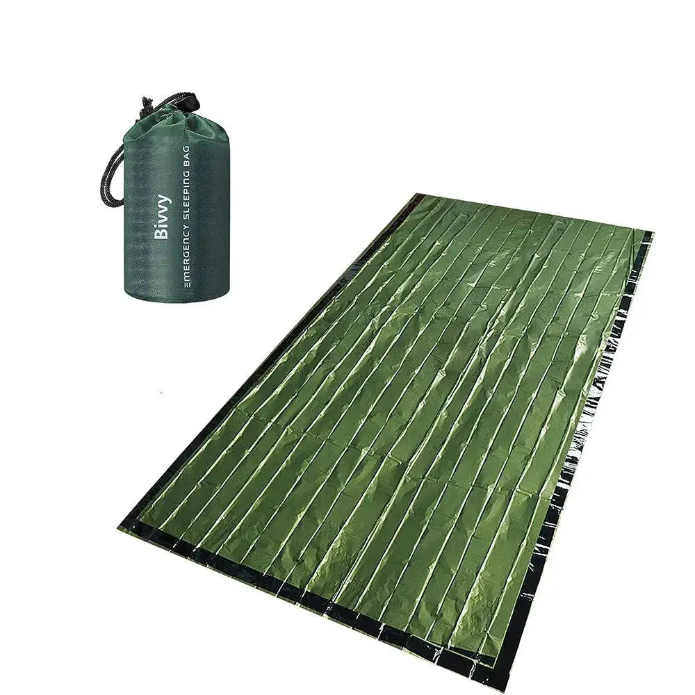 Emergency Sleeping Bag Ultra Waterproof Mylar Thermal Blanket Lightweight Survival Gear For Camping And Hiking