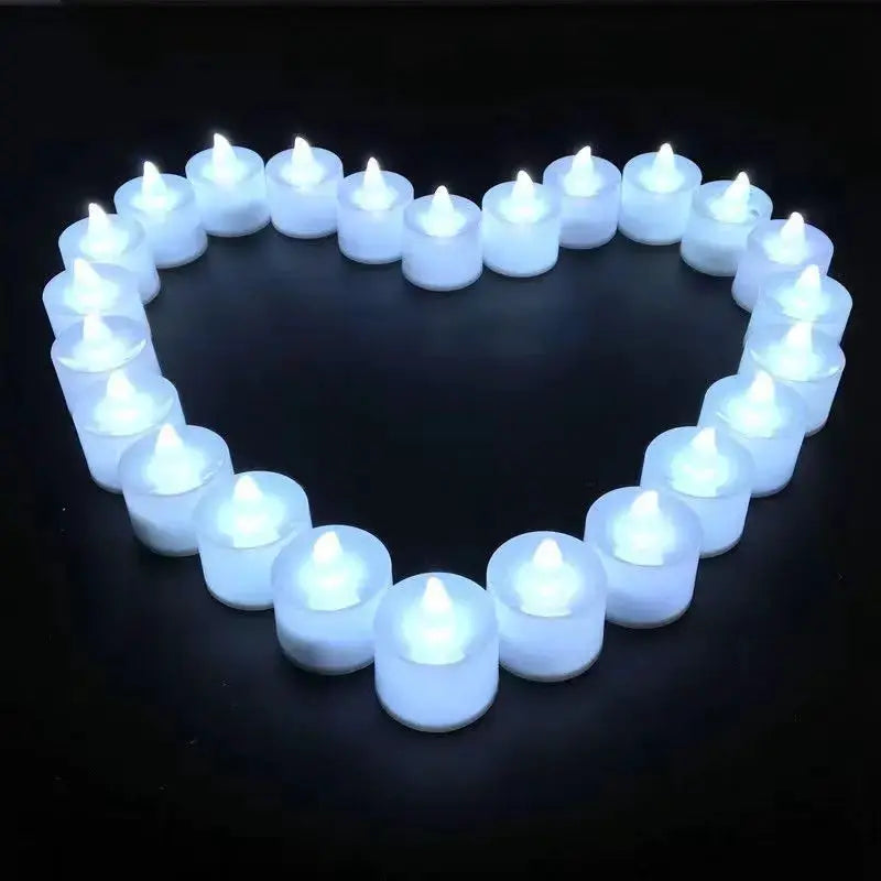 LED Flameless Tea Candles Battery Powered Safe Candles For Wedding Decor Birthday Parties Home Table Candles