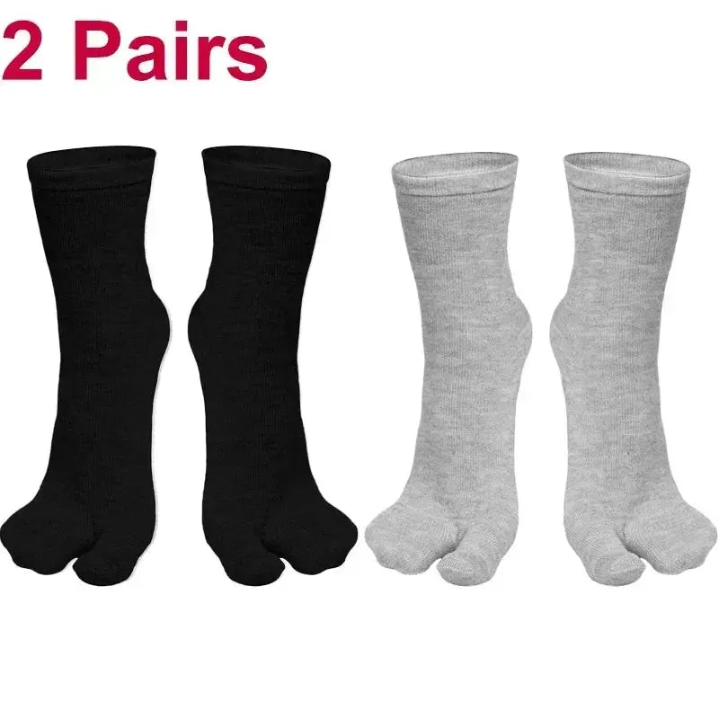 Fashion Japanese Style Tabi Toe Socks For Men Women Split Toe Socks For Geta Zori Flip Flops And Sandals Fiber