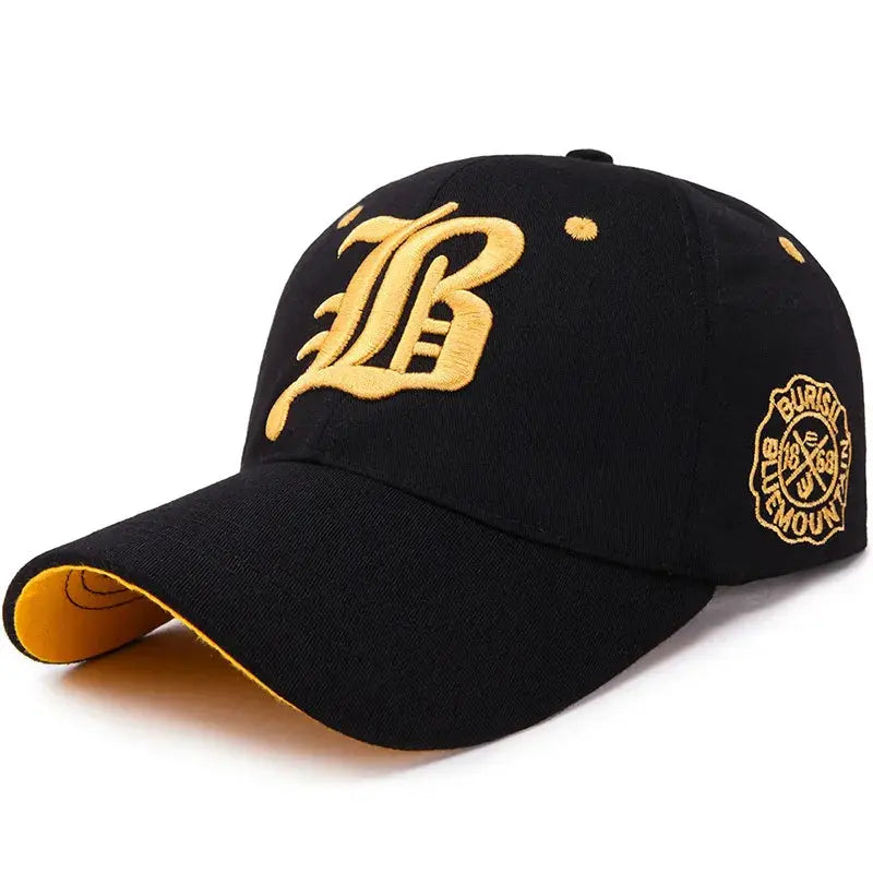 Unisex Cotton Baseball Cap With Embroidery Snapback Hip Hop Style Sun Hat Casual Dad Hat