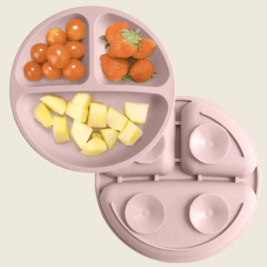 Silicone Suction Plate For Babies BPA Free Toddler Dining Dish With Suction Base Non Slip Tableware Kids Feeding Bowl