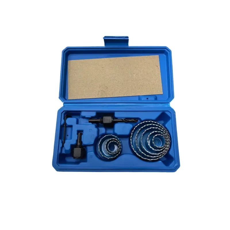 11 Piece Hole Saw Set Kit For Woodworking With Case 19mm To 64mm High Carbon Steel