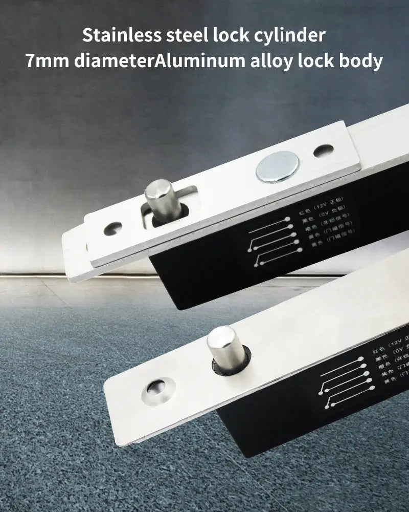 Electronic bolt lock DC-12V mini; normally open/closed mode for storage cabinets and lockers, by Simples Market