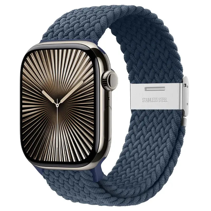Strap For Apple watch band 46mm 45mm 44mm 49mm 40mm 41mm 42mm Braided loop correa bracelet iWatch series 10 8 9 7 5 2030