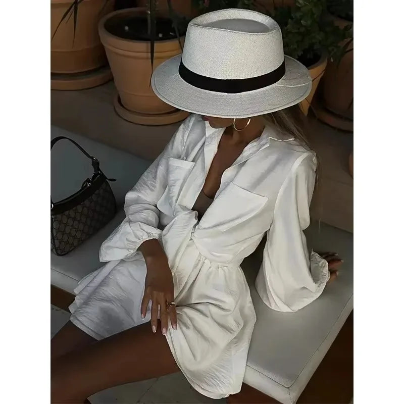 Casual Loose Two Piece Short Sets for Women Summer Spa Vacation Outfit