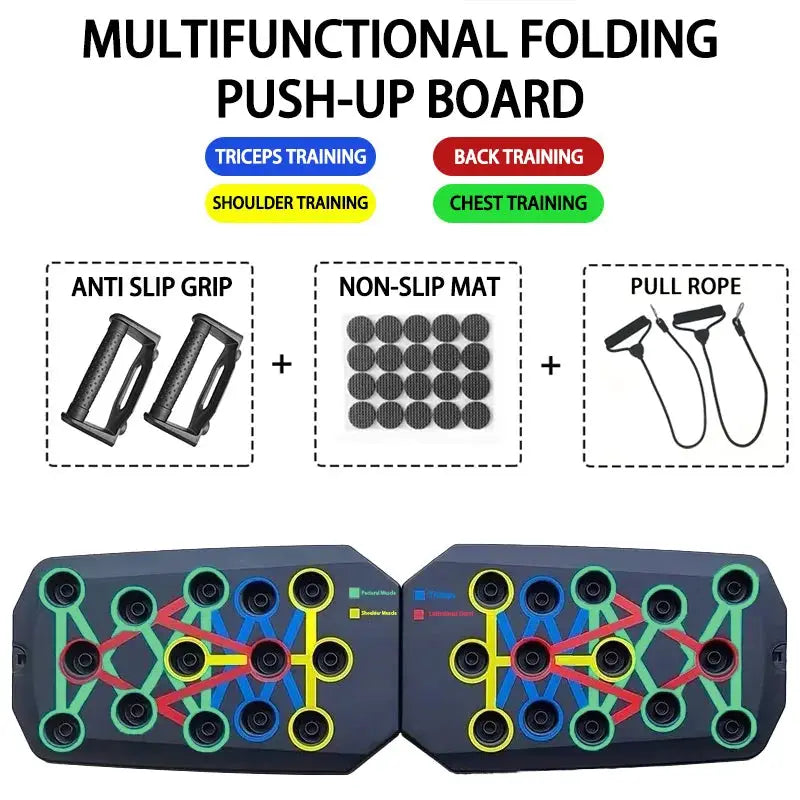 Household Multifunctional Push Up Training Board Portable Chest And Abdominal Muscle Workout Equipment